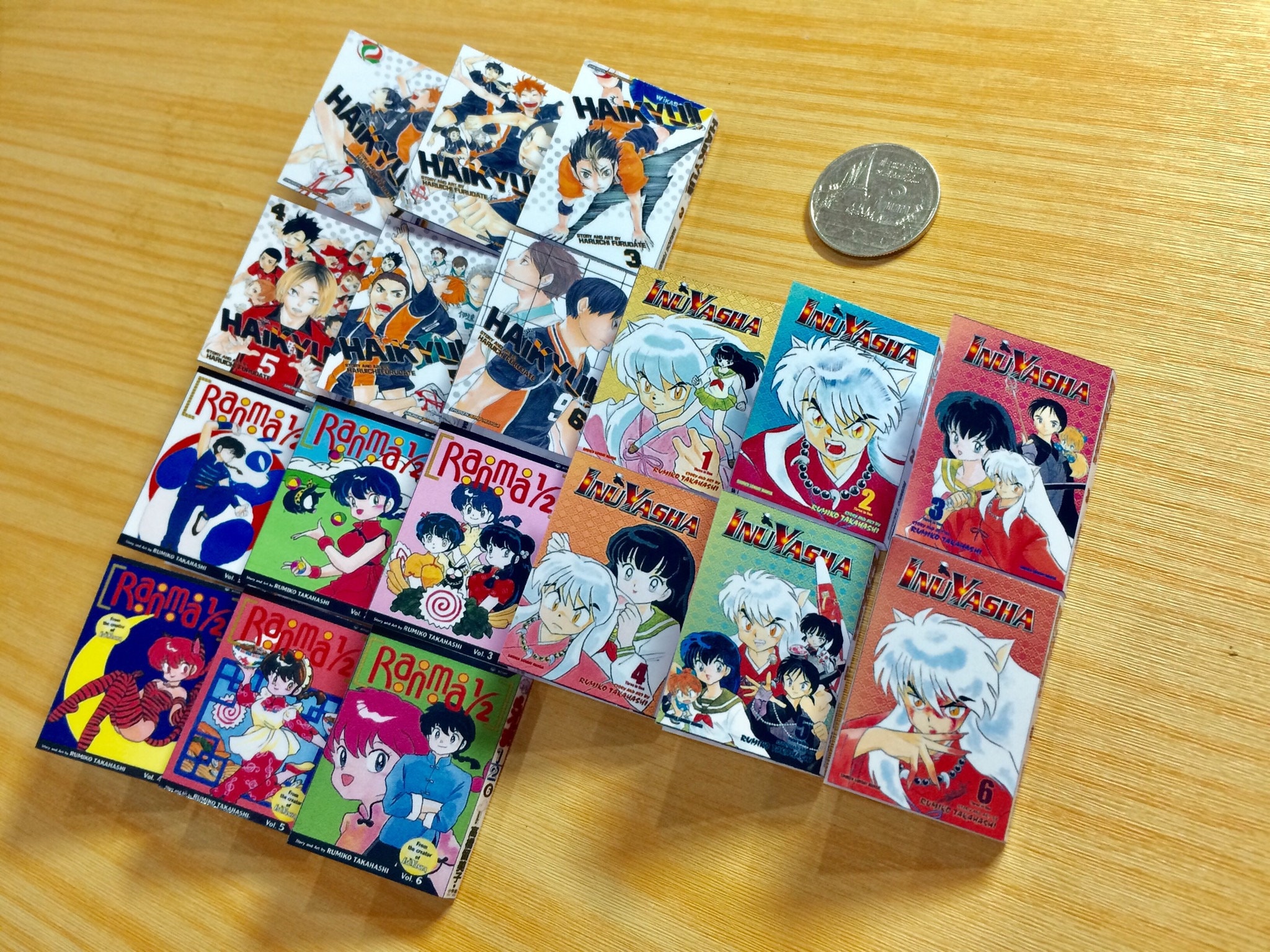 Set 11 Japanese Manga Book Set for Dolls Etsy Canada