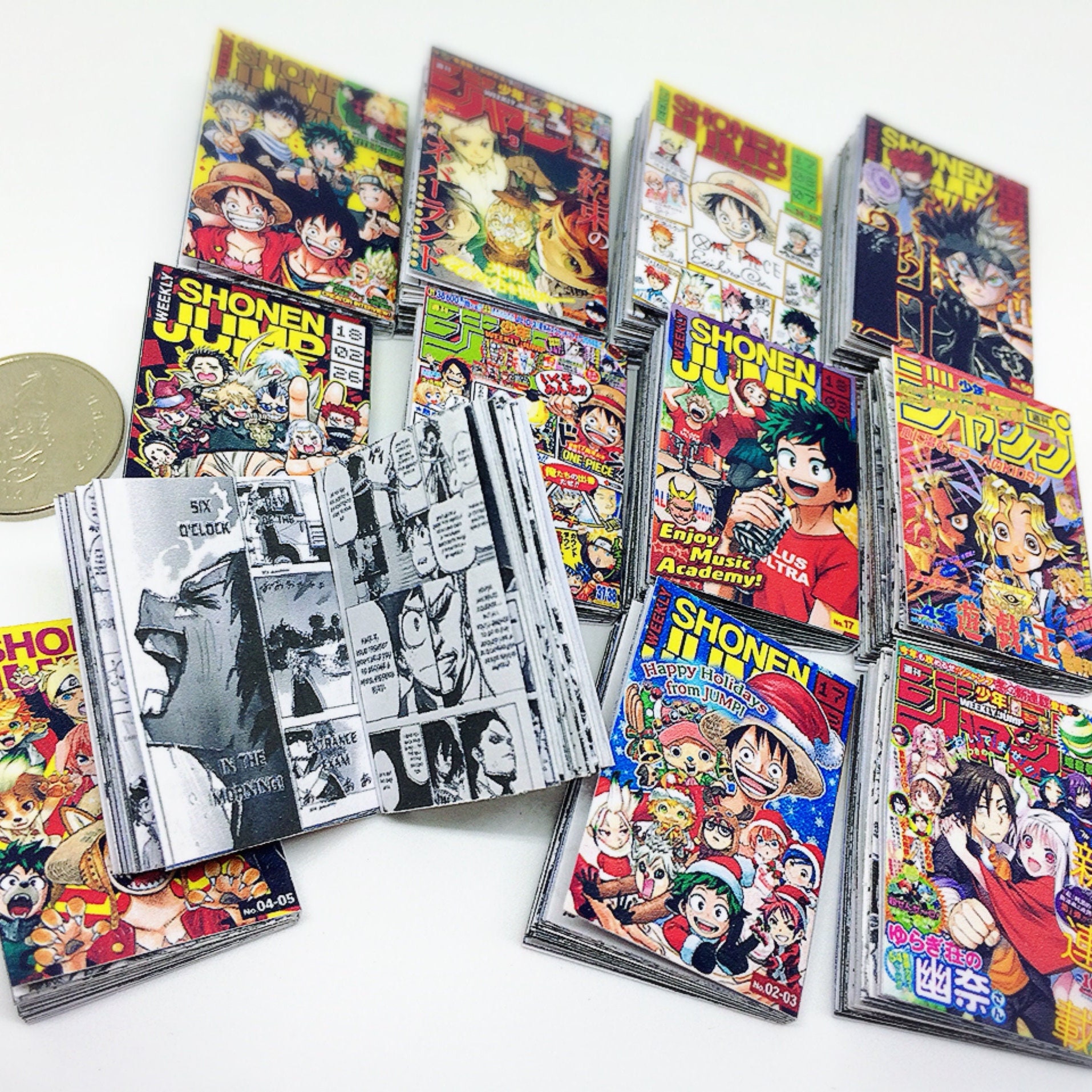 Weekly Jump : Japanese Manga Book Set for Dolls - Etsy