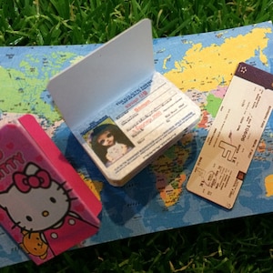 Reisset : Paspoort met cover case en instapkaart