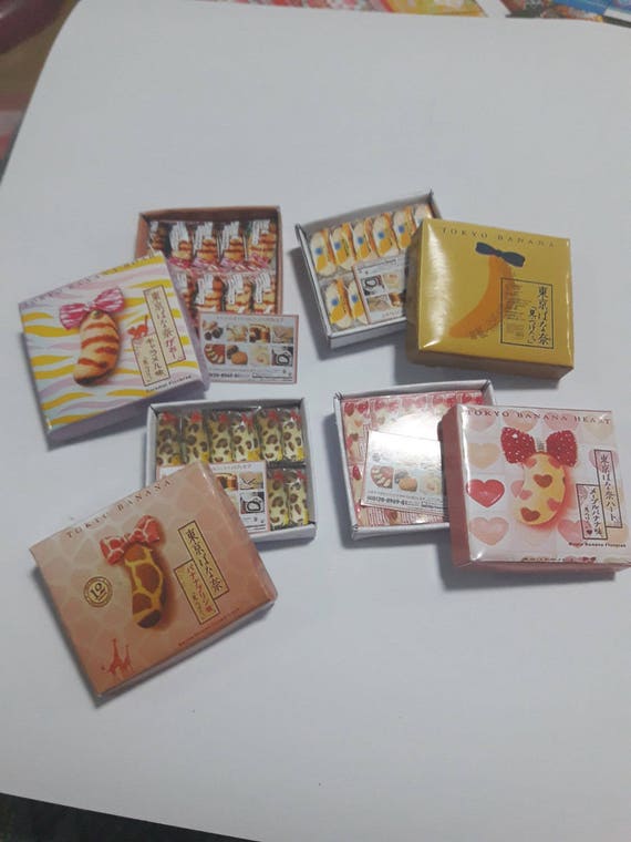 Tiny snack box set for dolls Etsy