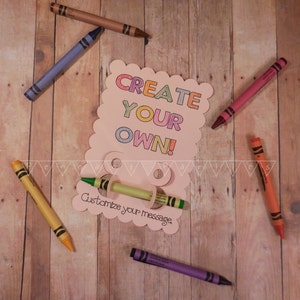 Custom Party Favors, Coloring Thank Yous, Personalized Party Favors, Custom Party Decor, Pick Your Own Thank You Favors, Design Your Own