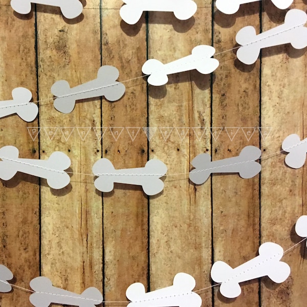 Puppy Party Dog Bone Garland
