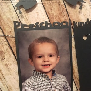 Graduation Photo Banner - Yearly School Photo Display - Block Font image 6