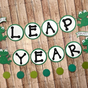 Leap Year Banner, Leap Year Classroom Decor, Leap Year party, February 29, Kids Holiday Decor, Leap Year Party Banner, Leap Year is Here