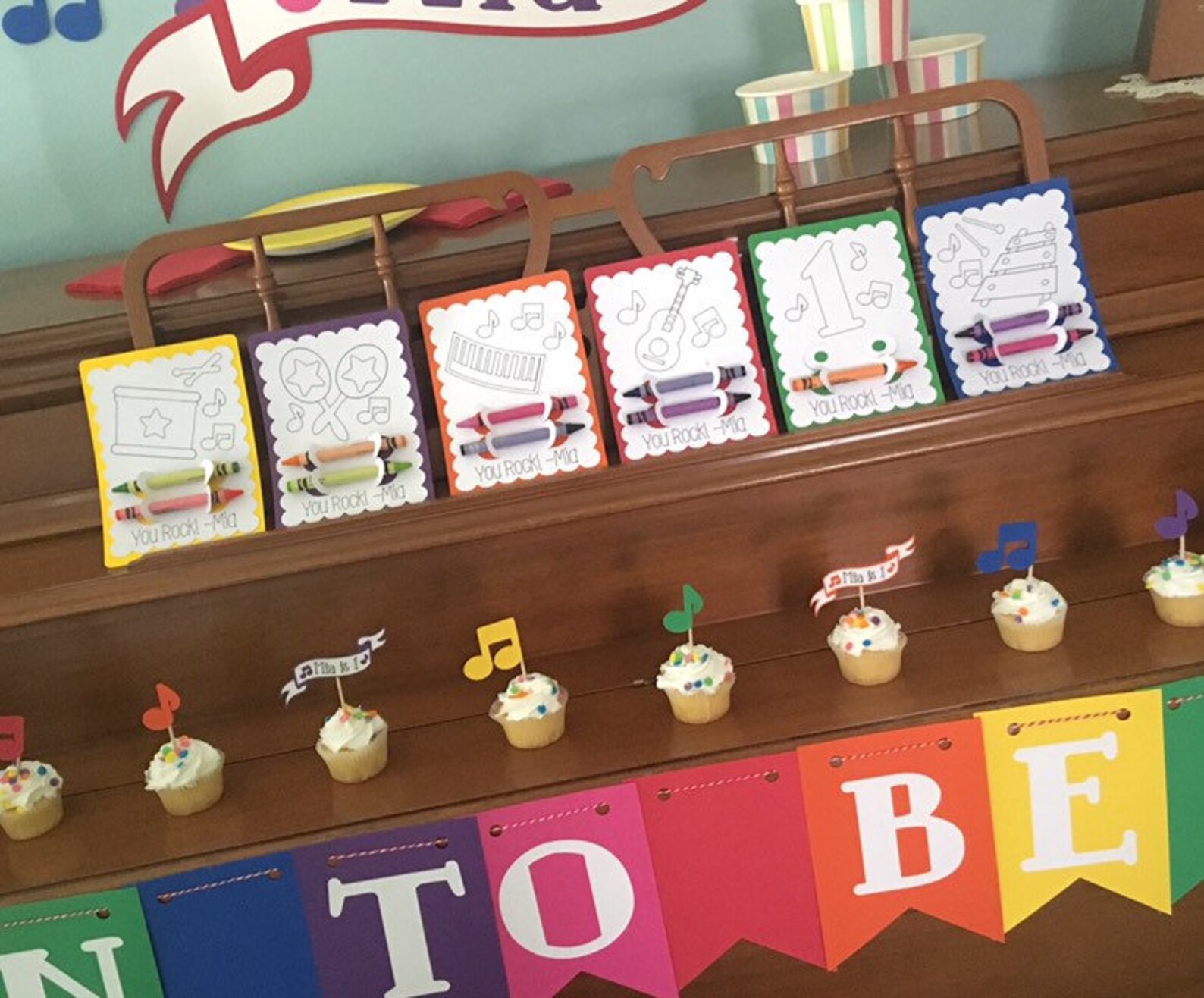 Music Party Favors Music Theme Goody Bag Birthday Treat Candy Etsy