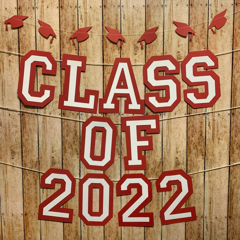 Graduation Banner Class of 2023 Banner Graduation Garland Etsy