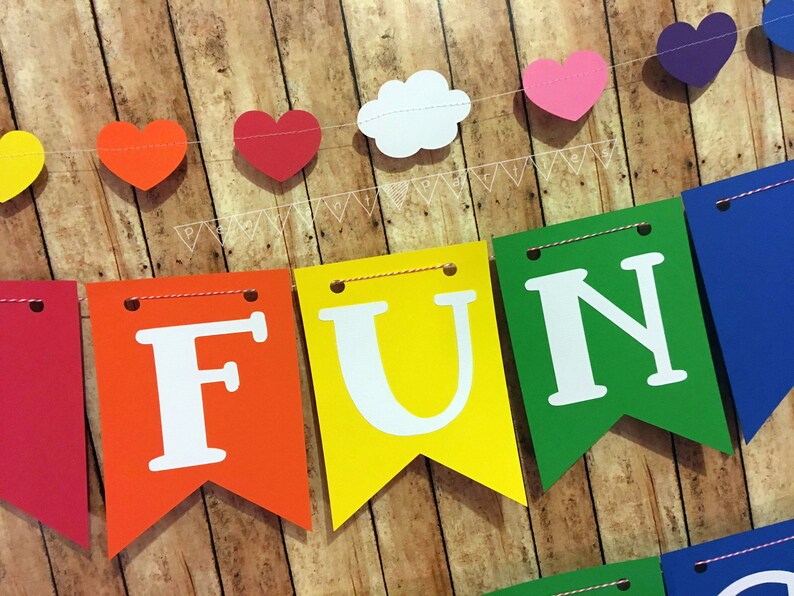 Custom Birthday Banner Rainbow Name Banner Rainbow Bedroom Etsy
