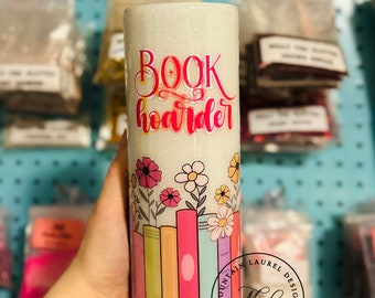Book Hoarder 20oz Double Wall Stainless Steel Tumbler