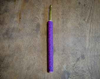 Crochet Hook - 5mm - Polymer Clay Handle