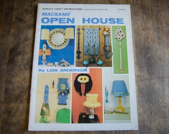 Vintage Macrame Pattern - Macrame Open House