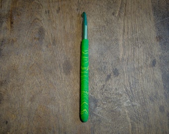 Crochet Hook - 6mm - Polymer Clay Handle