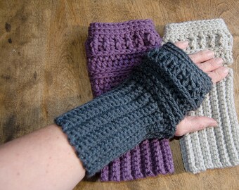 Lomond Fingerless Gloves - Crochet Pattern - PDF Download