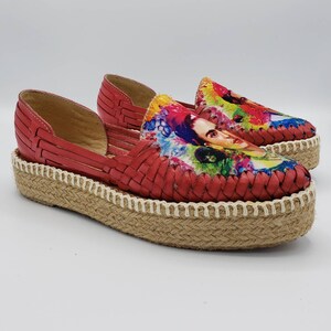 Frida Platform Huaraches. Women's Leather Sandals. Mexican - Etsy