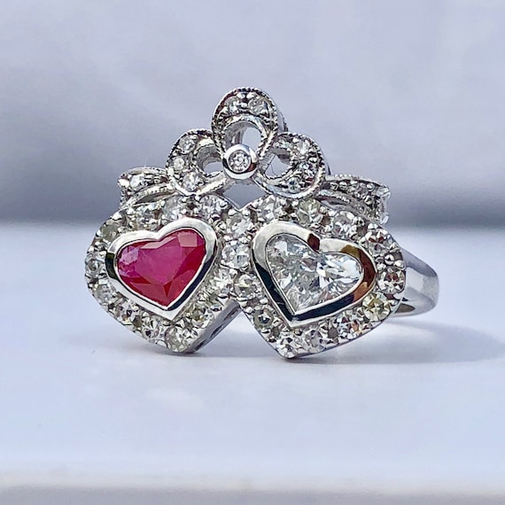 Birthstone Ruby Ring, Birthstone July Ring, Commit