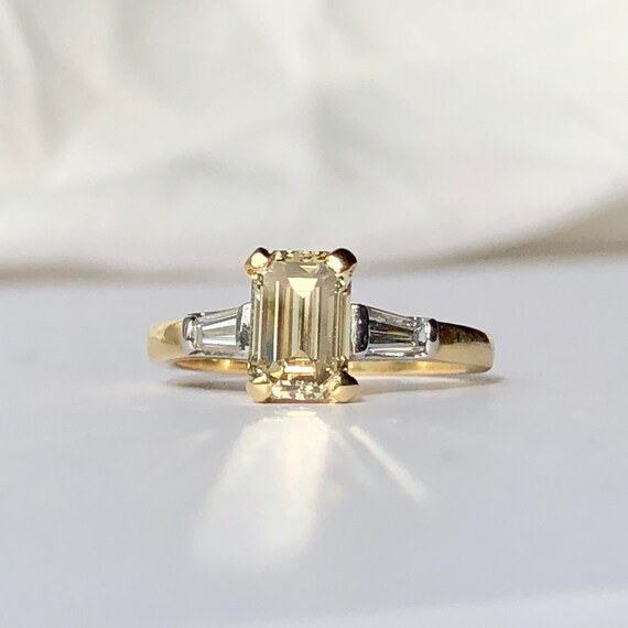 yellow diamond engagement ring