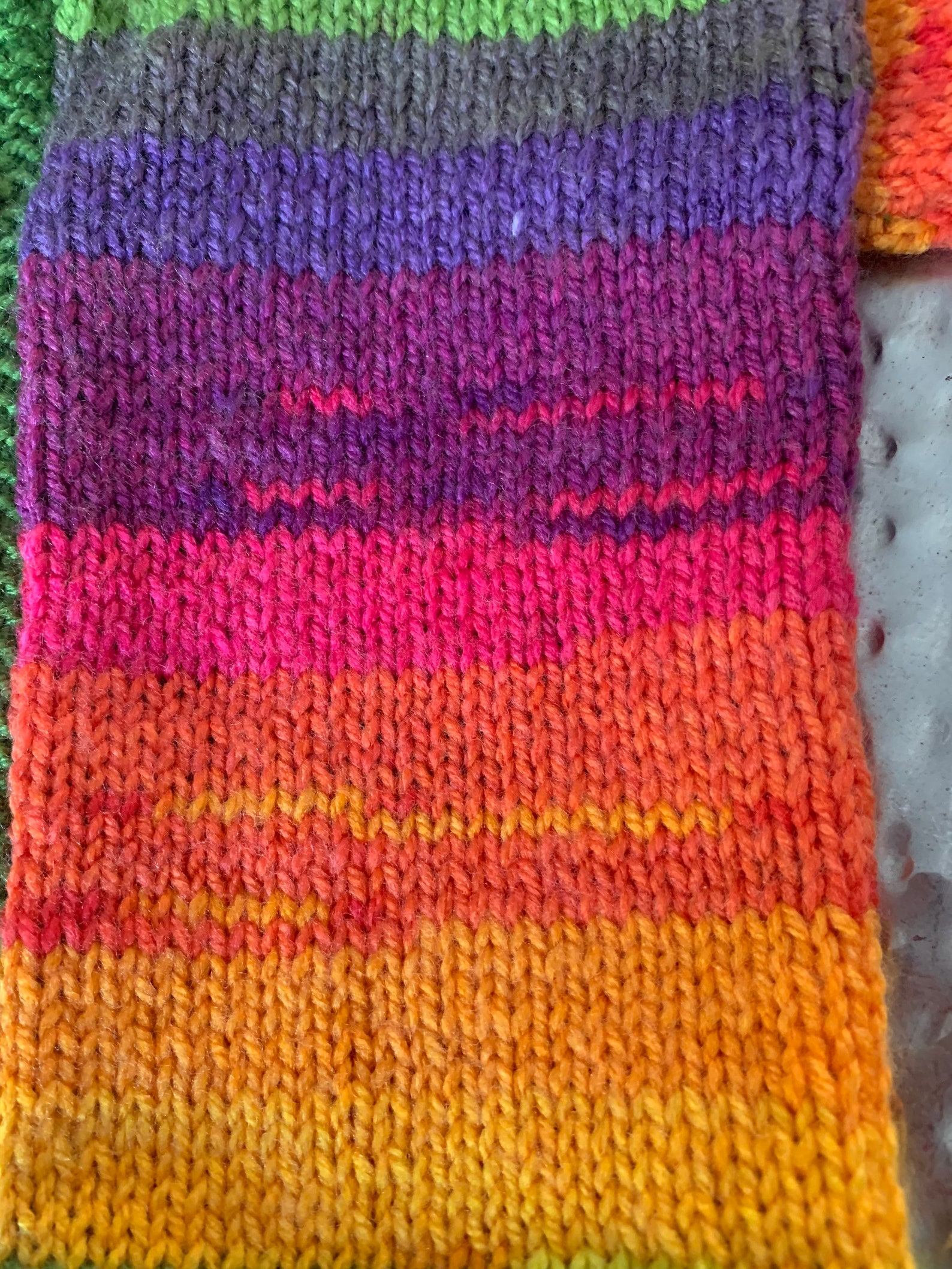 Girls Baby/toddler Cardigan Sweater Hand Knitted in Rainbow Etsy UK