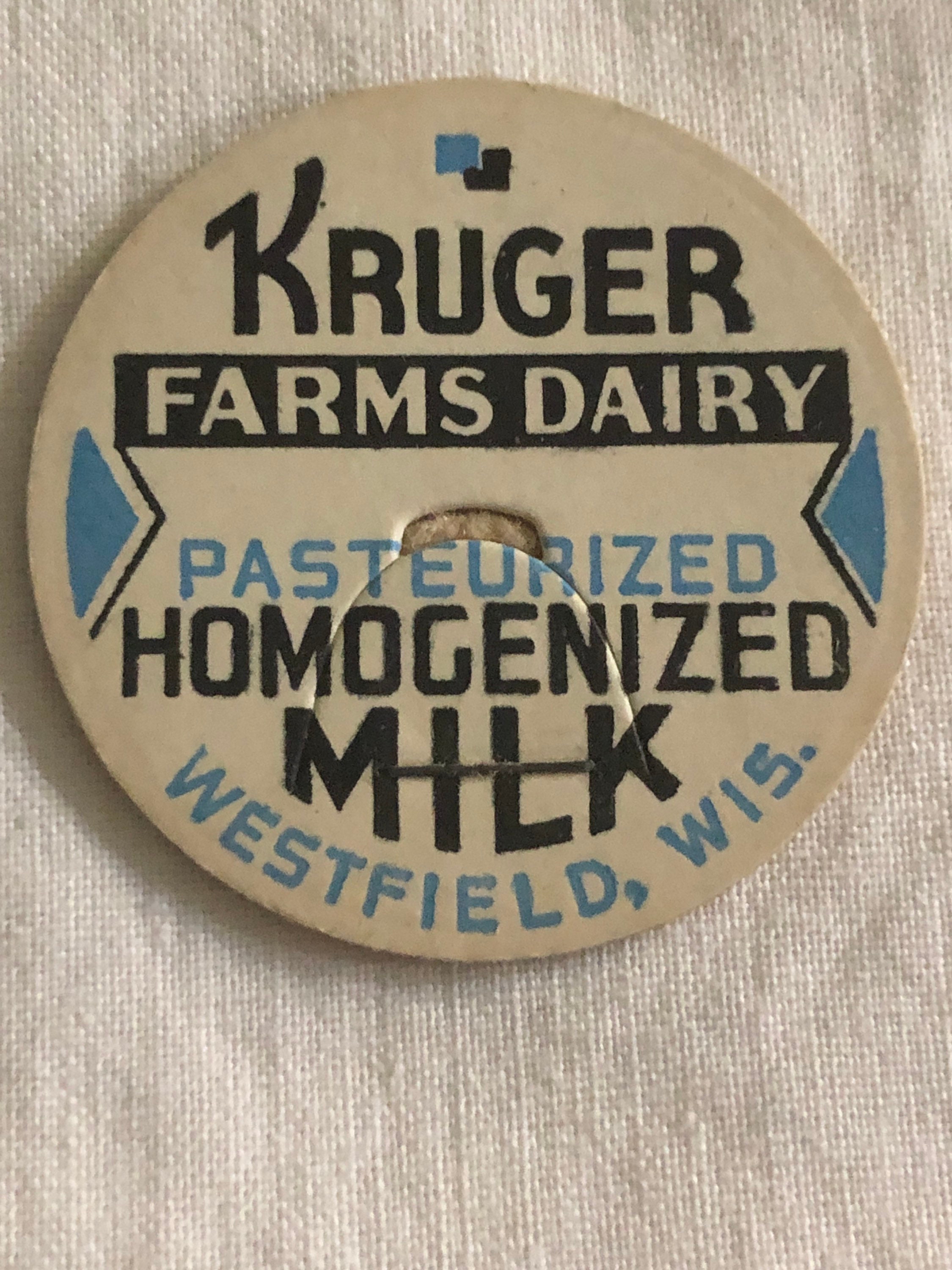 3 Kruger Farms Dairy Vintage Milk Bottle Caps - Etsy