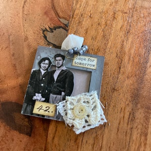 Altered Vintage Photo Slide