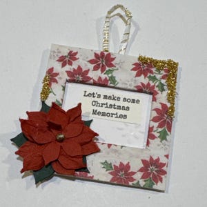 Altered Christmas Vintage Photo Slide. #8