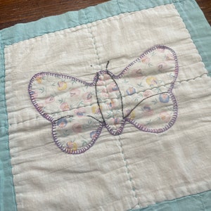 1 Vintage Quilt Piece for Slow Stitching, Journaling and crafting