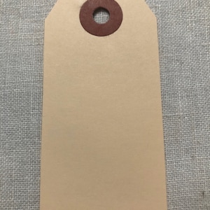 10 - #1 Blank Manila Tags.