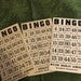 1960’s Vintage Bingo Cards - Etsy