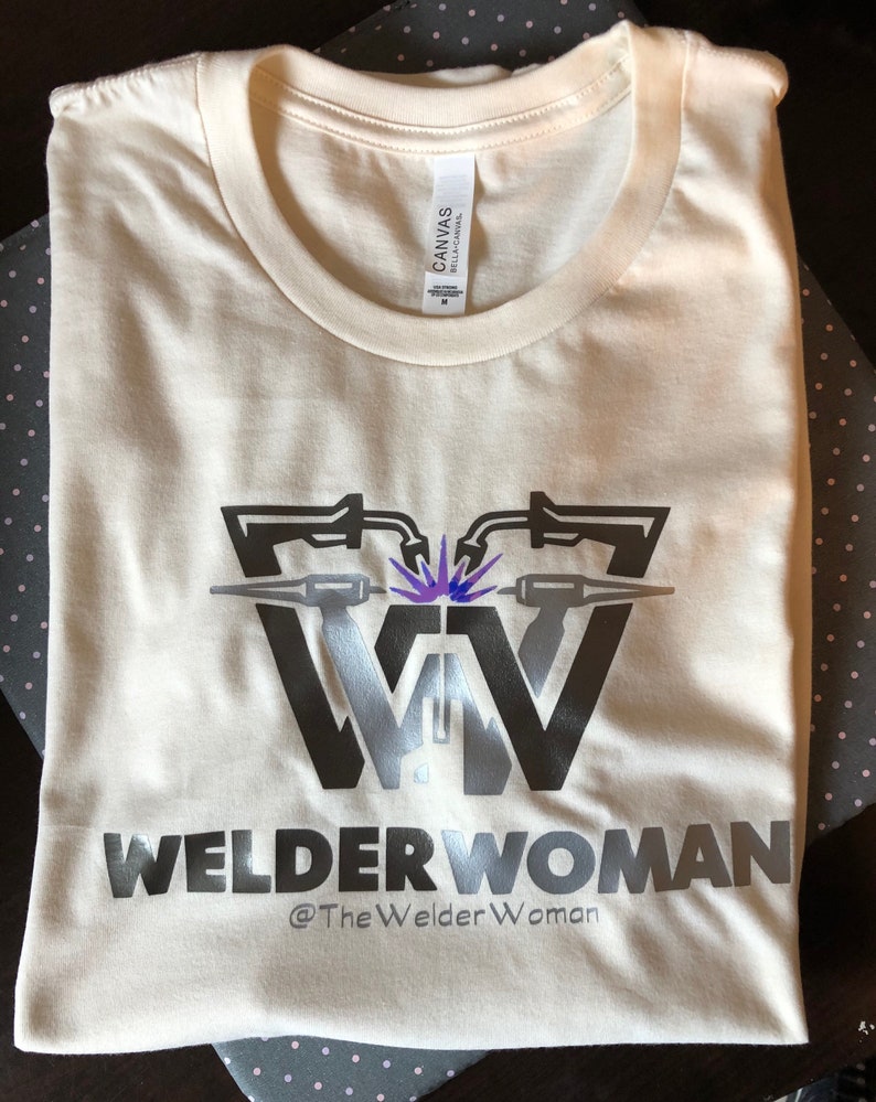 Welder Woman T-Shirt, Woman Welder T-shirt, Female Welder T-shirt, Girl Welder T-shirt, Welder T-shirt image 5