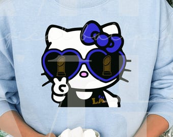 LA Baseball Sweatshirt: Kitty Champion, Hello World Series