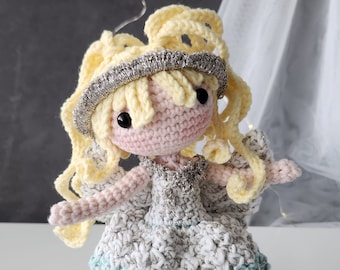 Dutch Crochet Pattern: Angel Doll Chibi Bianca Amigurumi - Instant PDF Download - Dutch ONLY - Amilishly