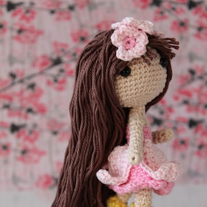 Crochet Pattern: Chibi Doll Sakura Amigurumi - Instant PDF Download - English (US), Dutch - Amilishly
