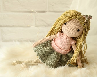 Crochet Pattern: Rag Doll Emma Amigurumi - Instant PDF Download - English (US), Dutch - Amilishly