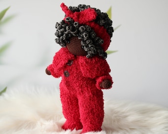 Crochet Pattern: Dressup Doll Toddler Malaika Amigurumi - Instant PDF Download - English (US), Dutch - Amilishly