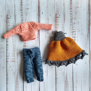 Crochet Doll Clothes Pattern / Amigurumi Clothes Pattern / ENG + NL / ELSA Outfit / Outfit Only / Pdf Clothes Pattern / Instant Download
