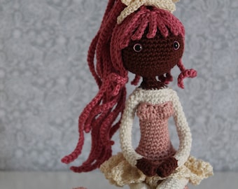 Crochet Pattern: Ballerina Doll Harper Amigurumi - Instant PDF Download - English (US), Dutch - Amilishly