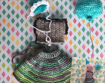 Crochet Doll Clothes Pattern / Amigurumi Clothes Pattern / NL + ENG / ELSA Outfit / Outfit Only / Pdf Clothes Pattern / Instant Download