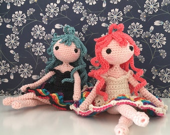 Crochet Pattern: Rainbow Doll Prism Amigurumi - Instant PDF Download - English (US), Dutch - Amilishly