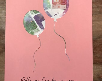Money Gift *Balloons* Birthday