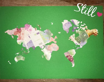 Money Gift *World Map*