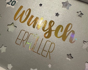 Wunscherfüller - Sterne *** Geldgeschenk für jeden Anlass ****