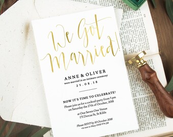 reception invitation etsy
