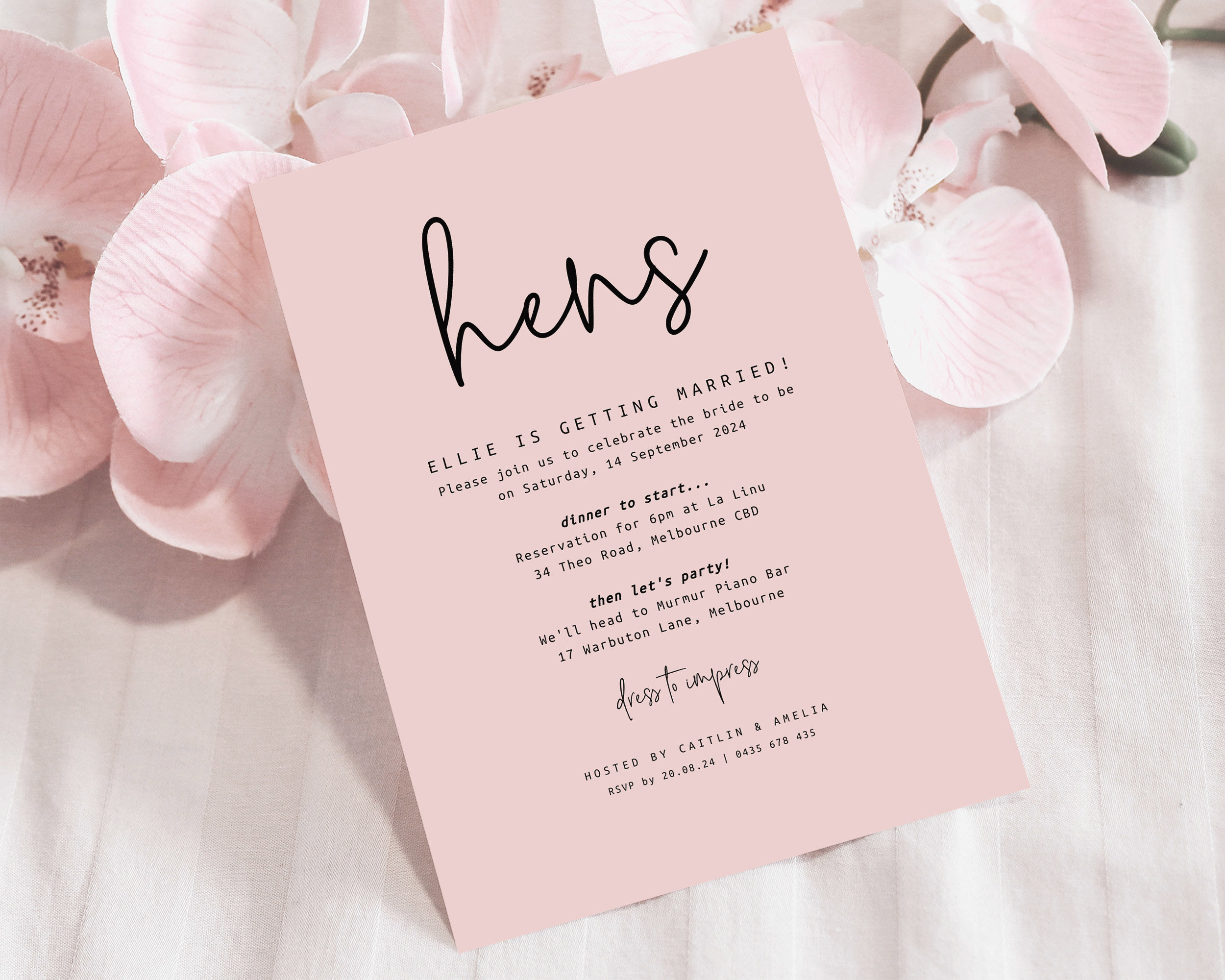 Hen Night Invites Hen Night Invites
