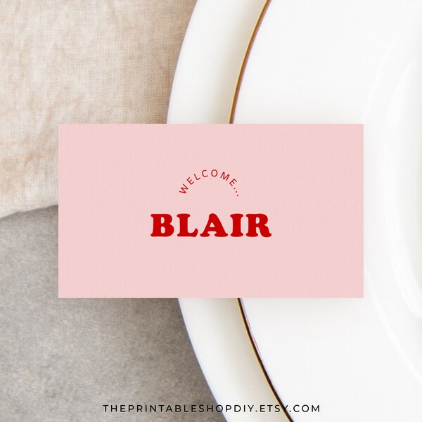 Bridal Shower Place Cards - Etsy