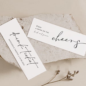 Token de bebidas para bodas, boletos de bebidas imprimibles, plantilla de barra de bodas, boleto de bebidas, cupón de bebida, descarga digital, SOUL LOVE