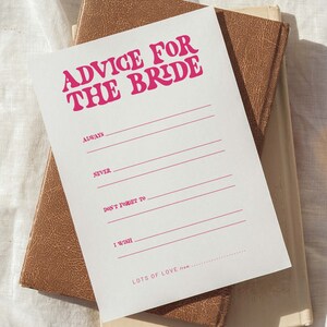 Tipps für die Braut, druckbares Spiel für die Brautparty, Pinke Brautparty Ideen, #Team Bride