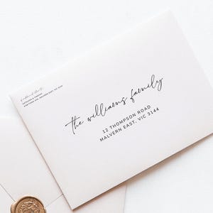 Wedding Envelope Address Template, Boho Wedding Invitation Envelopes, Return Address Labels, Modern Wedding Stationery, #Soul Love