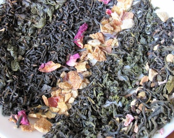 Tea and infusion.  Premium quality loose leaf.  Select 3 blends of your choice.