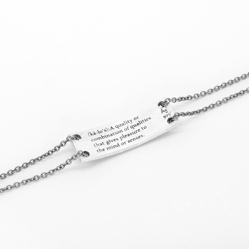 Virtue Bracelet, Silver Bracelet, 3d Printed Jewelry, Kalos Bracelet image 2