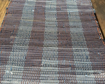 Hand Woven Rug - Denim