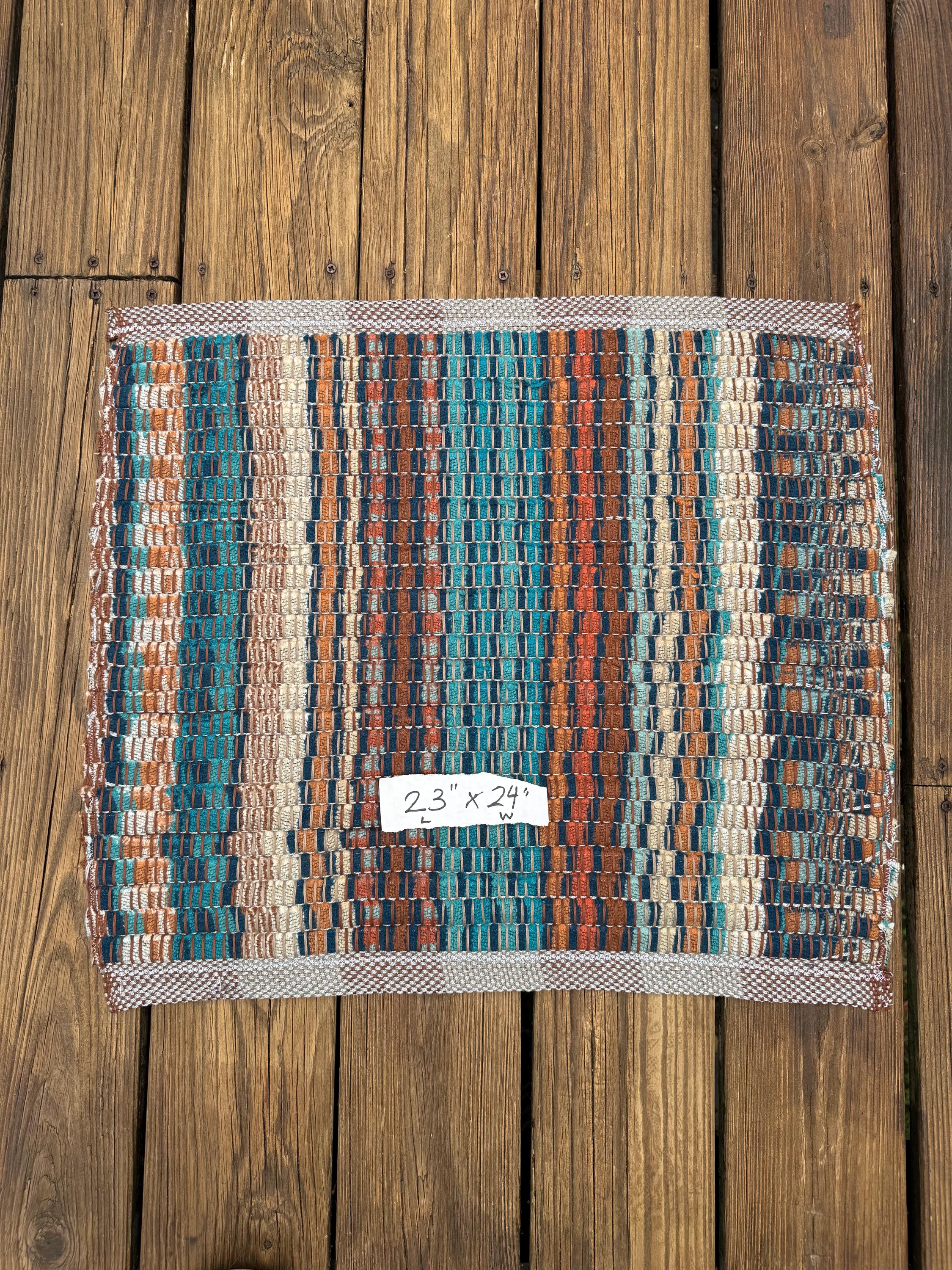 Hand Woven Rug - Pendleton Wool Strips - Etsy