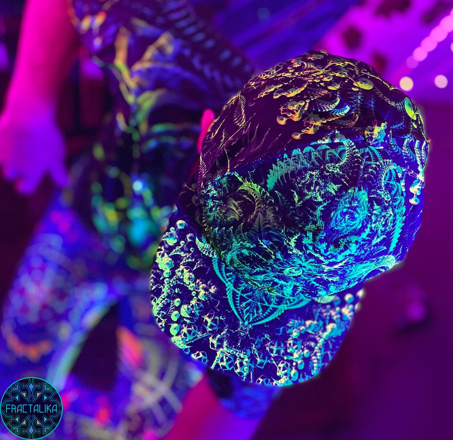 Sacred Rave Sacred Geometry Psychedelic Snapback Cap, Rave Clothing, Festival ...